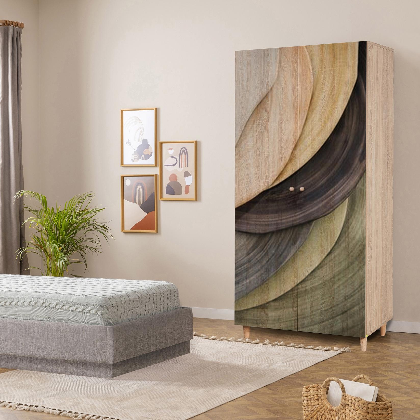 Hanah home гардероба Lidya 2 90x192x52cm Даб