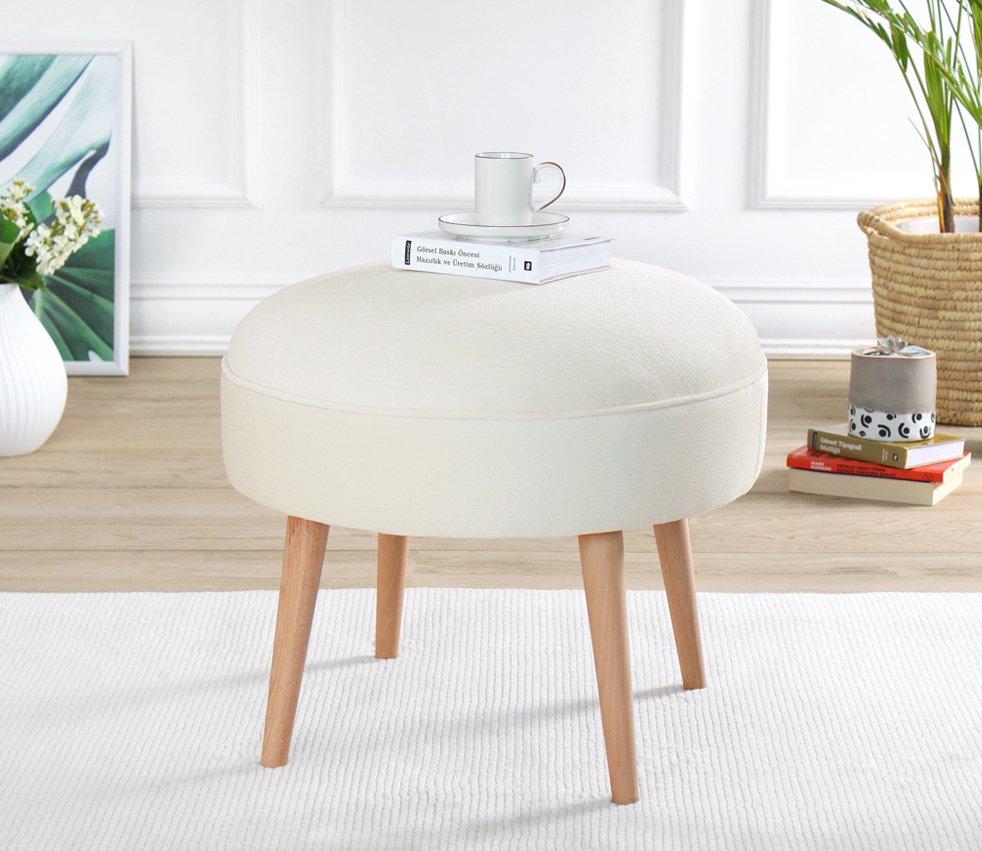 Столче за софа Atelier del 52x44 см, црно