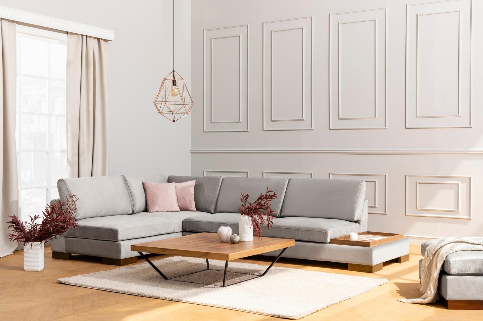 Аголна софа Atelier del Sofa Tulip 97x80x193cm Беж