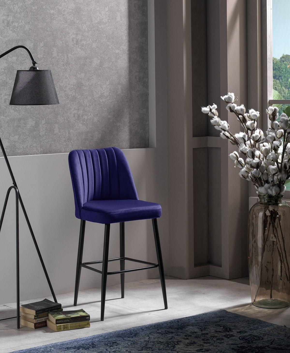 Комплет од 2 барски столчиња Hanah Home, црни