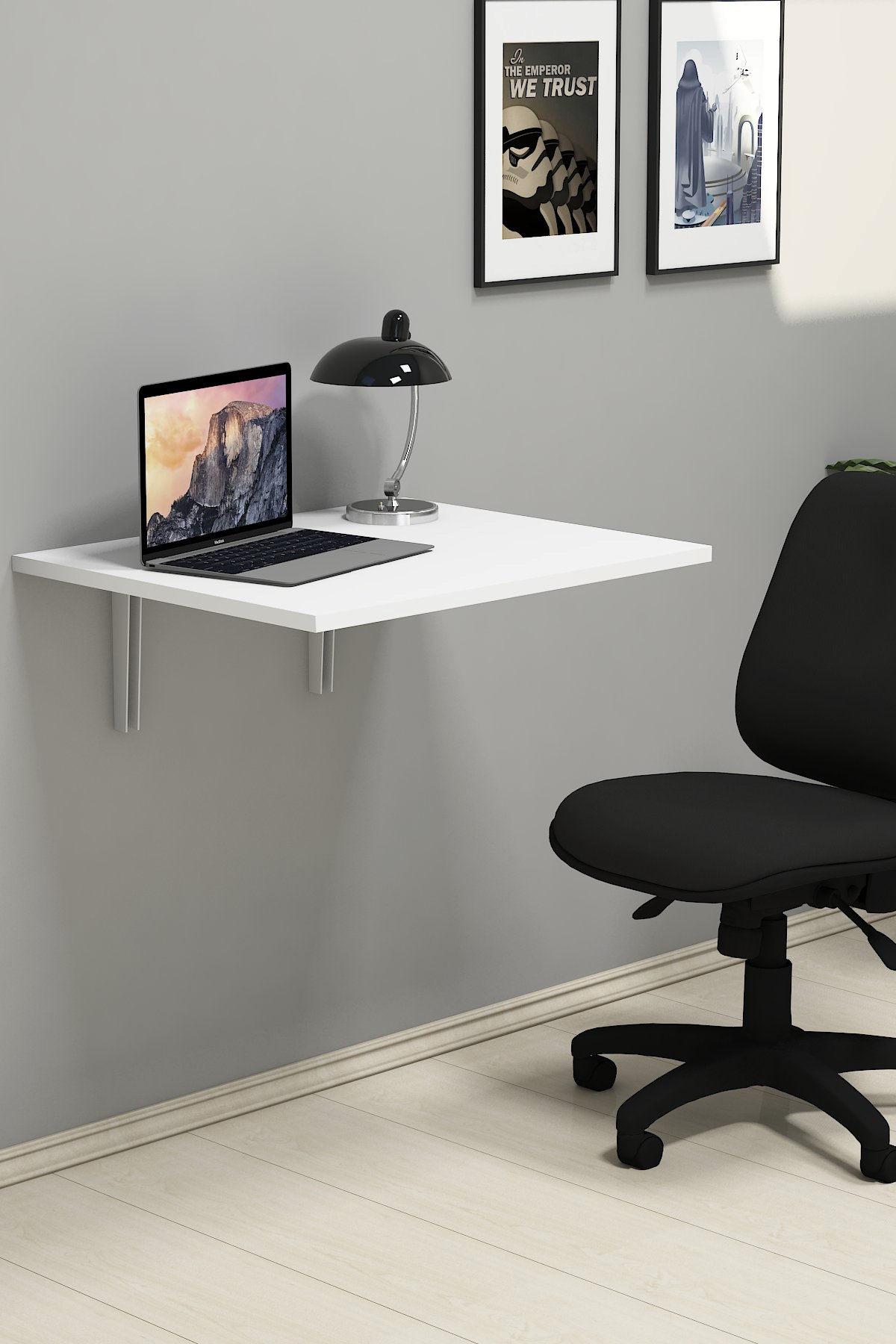 Преклопна маса Hanah Home Nur 60x1.8x50cm бела