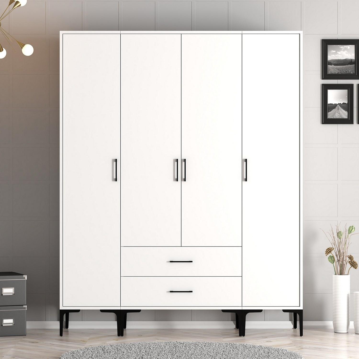 Гардеробер Hanah Home Kumsal STS 160x47.5x201 см Орев