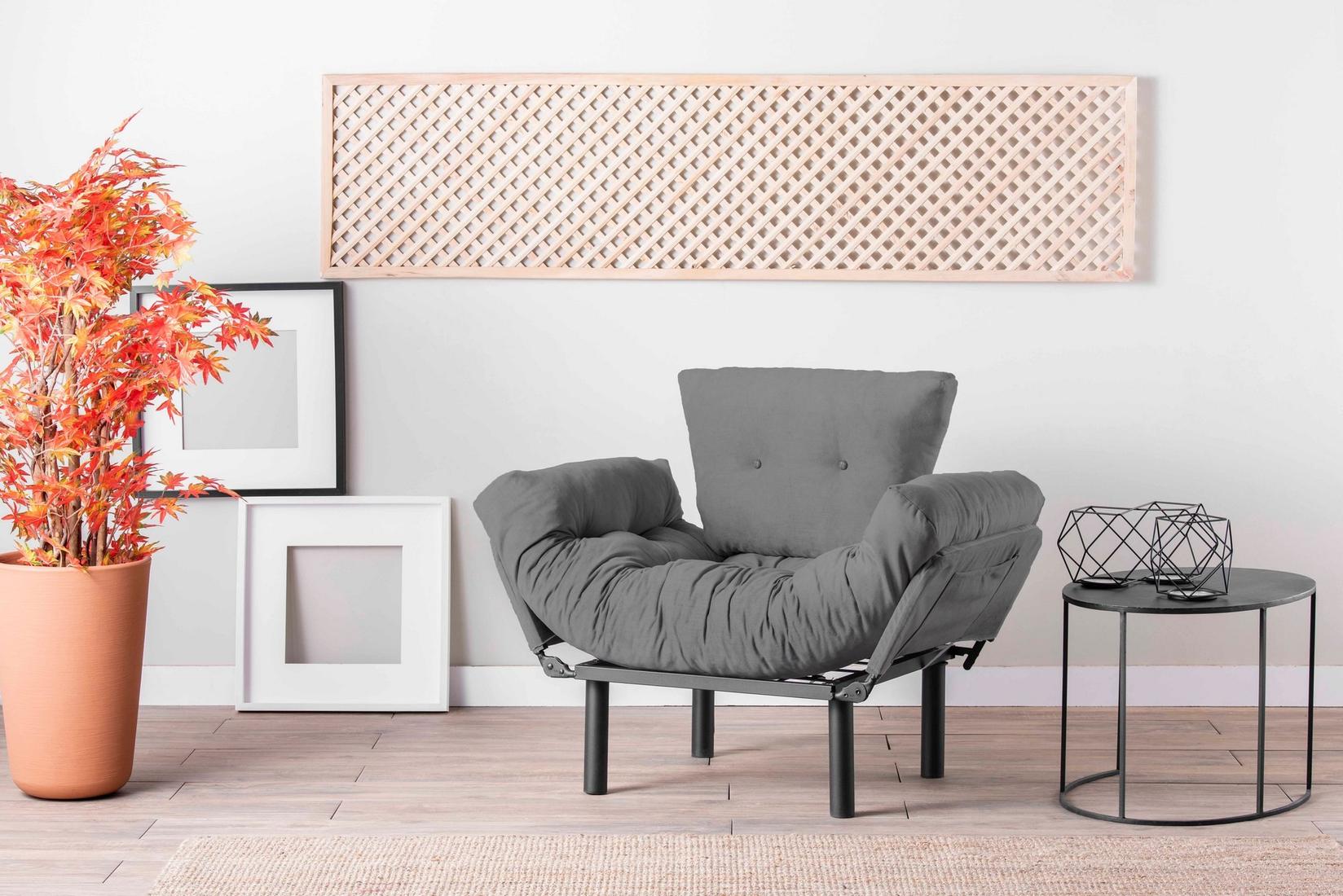 Фотелја Atelier del Sofa Nitta 95x85x70cm црна