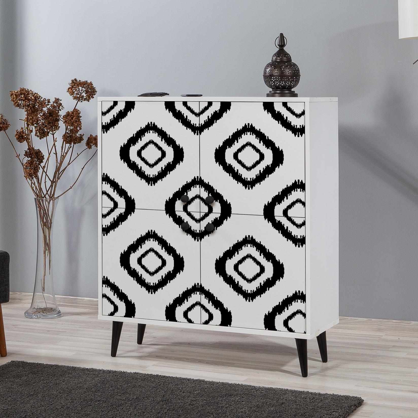 Hanah Home Commode Multilux Article 95x111x36cm Шарена