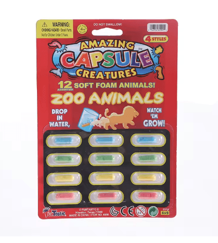 Комплет 12 Капсули кои Растат - ЗОО Животни