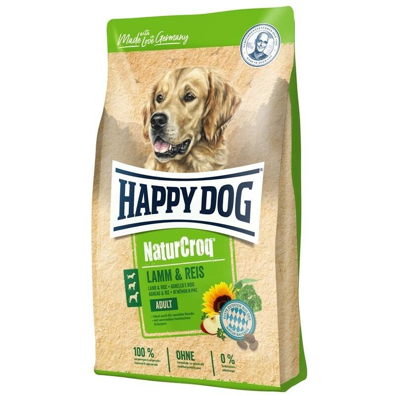 HAPPY DOG Сува храна за кучиња  NaturCroq Lamm & Reis -15кг