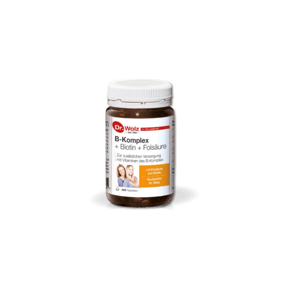 DR. WOLZ Б комплекс+фолна к-на+ биотин 300 таблети
