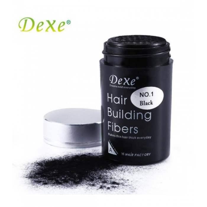 DEXE Влакна за коса hair building fiber Црна