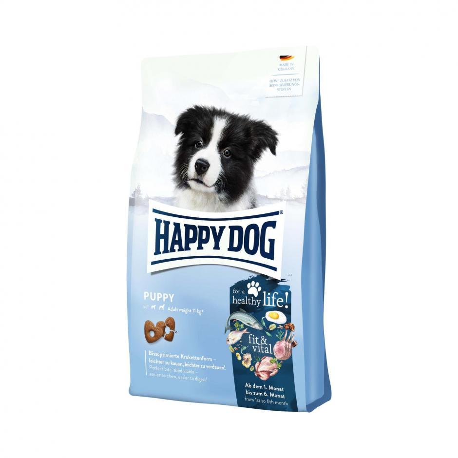 HAPPY DOG Сува храна за кучиња fit & vital – Puppy, 18кг
