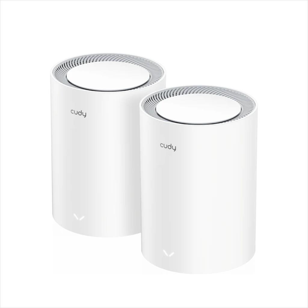 CUDY Безжичен Рутер Mesh System Ax3000 Dual Band, Cudy M30000 (2-Pack), 2.4/5 Ghz, 574 - 2402 Mbps,