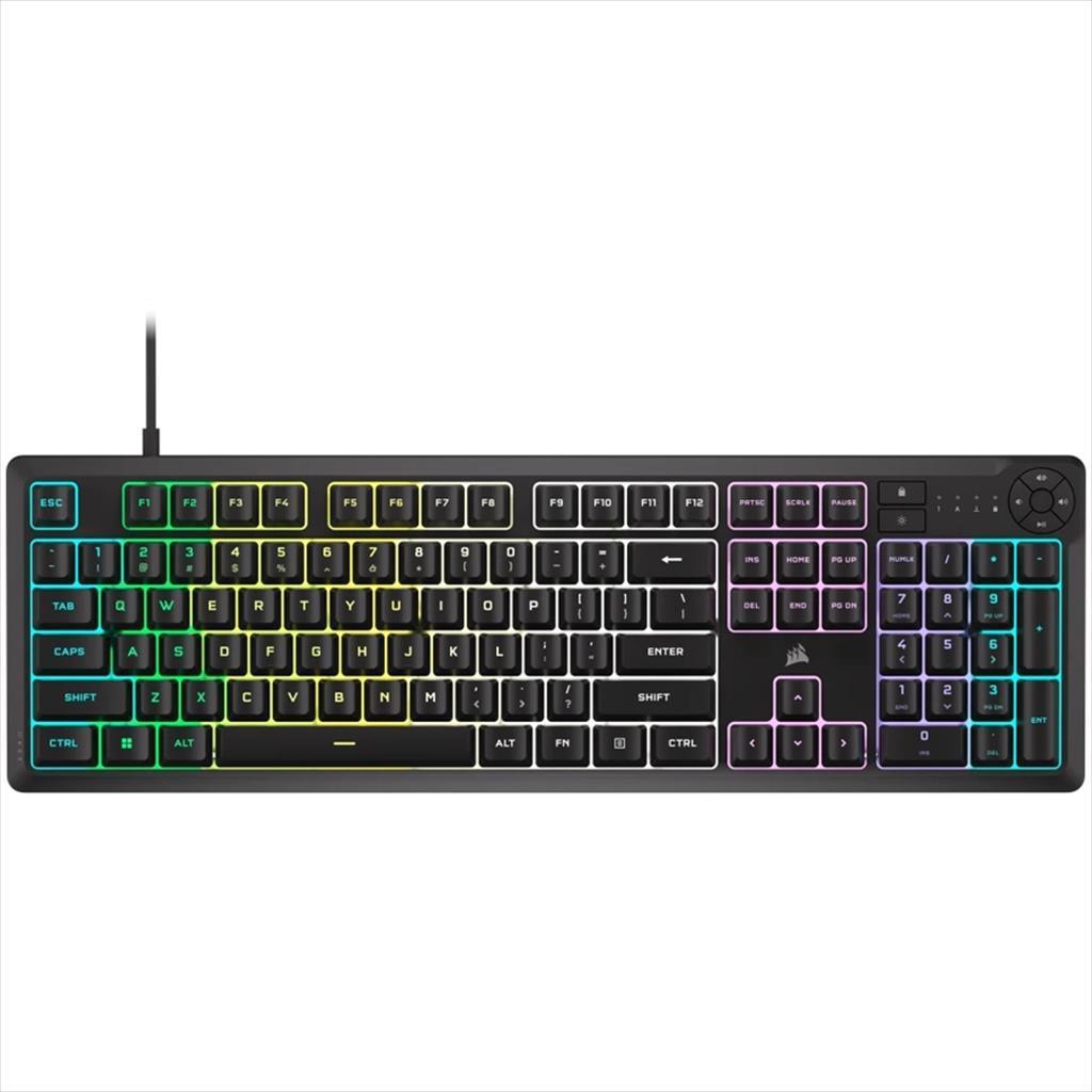 CORSAIR Механичка Тастатура Corsair K55 Core Rgb, Rubber Dome Switches, Црна, Ch-9226C65-Na