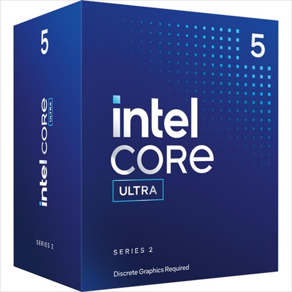 INTEL Процесор Intel Ultra 5 225F Max Turbo 4,9Ghz, 10 Core, 22Mb S.1851, Box Без Кулер Bx80768225F