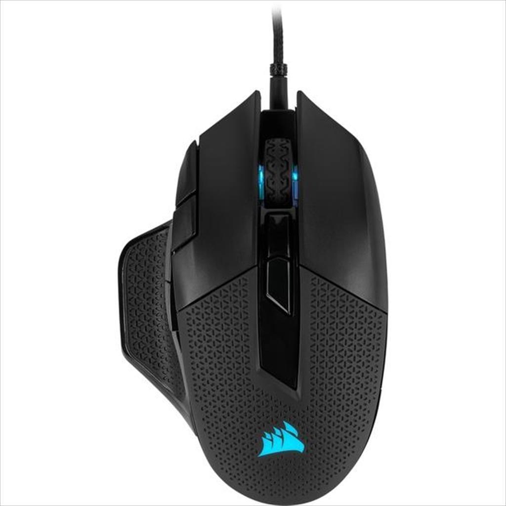 CORSAIR Глувче Жичано Усб Corsair Nightsword Rgb, Црно, Ch-9306011-Eu