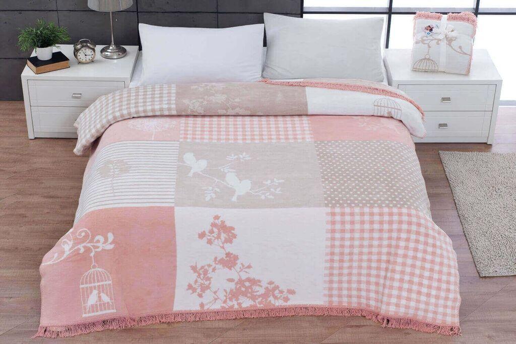 Ќебе L'essentiel Maison, памучен рене, 150x200cm, крем