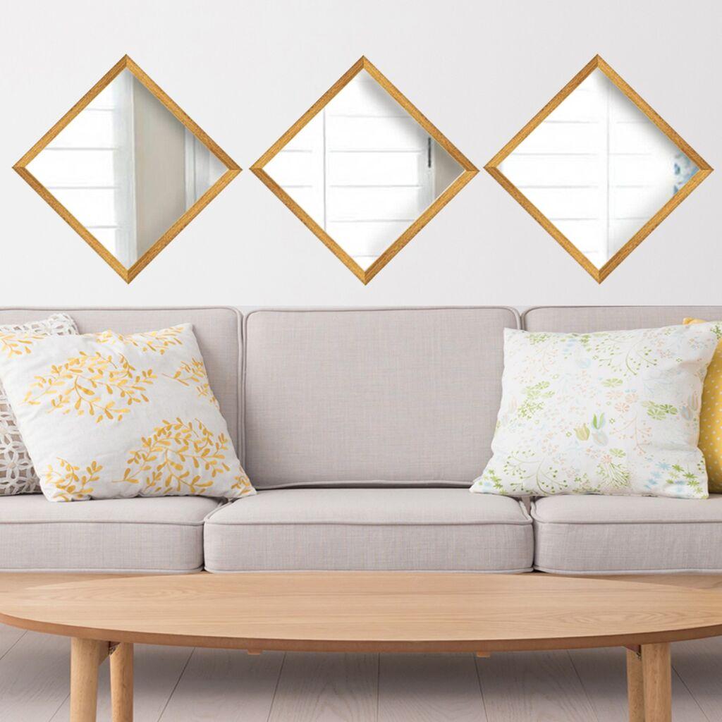 Комплет огледала за dzид SETAYNA_050, 24x24 см