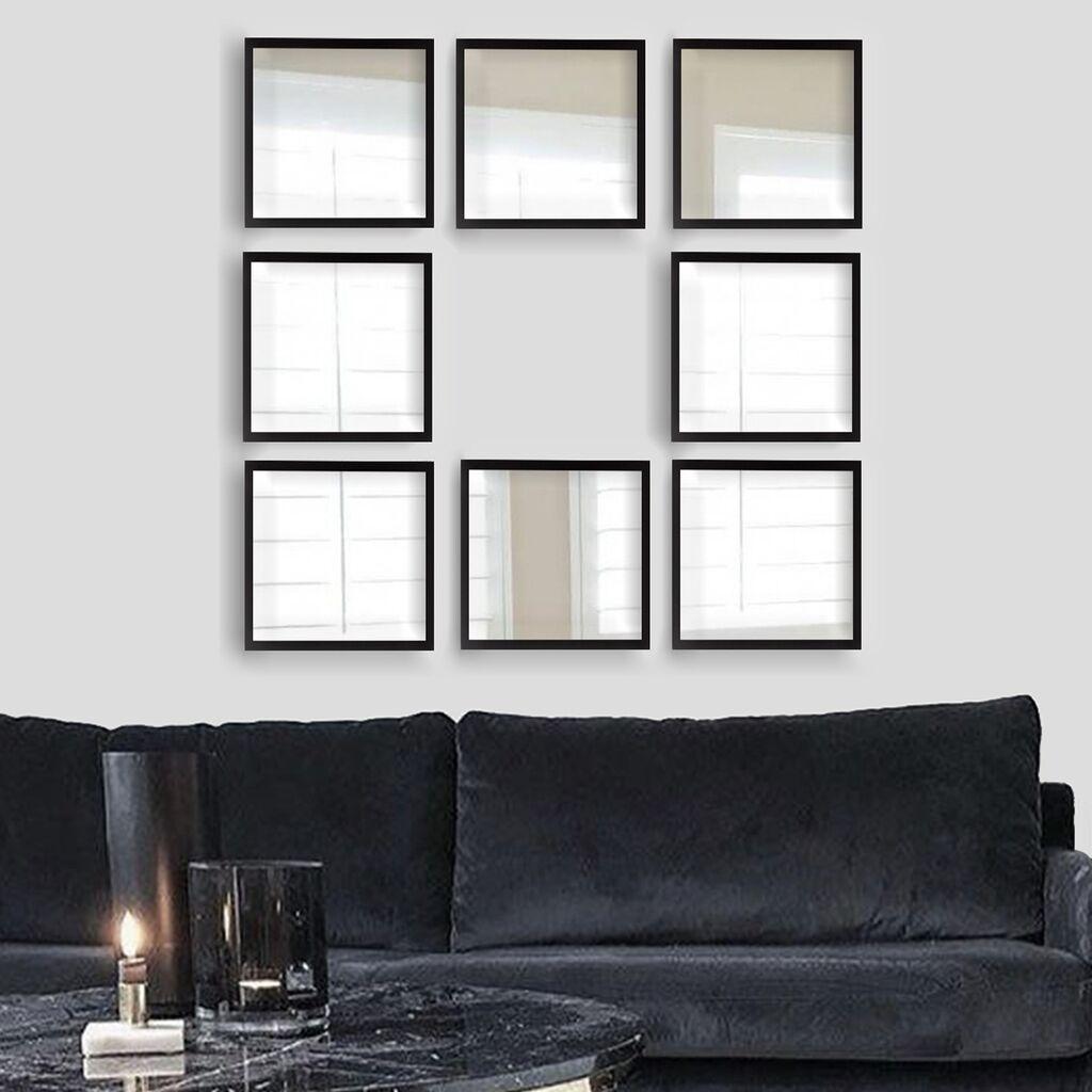 Комплет огледала за dzид SETAYNA_061, 24x24 см