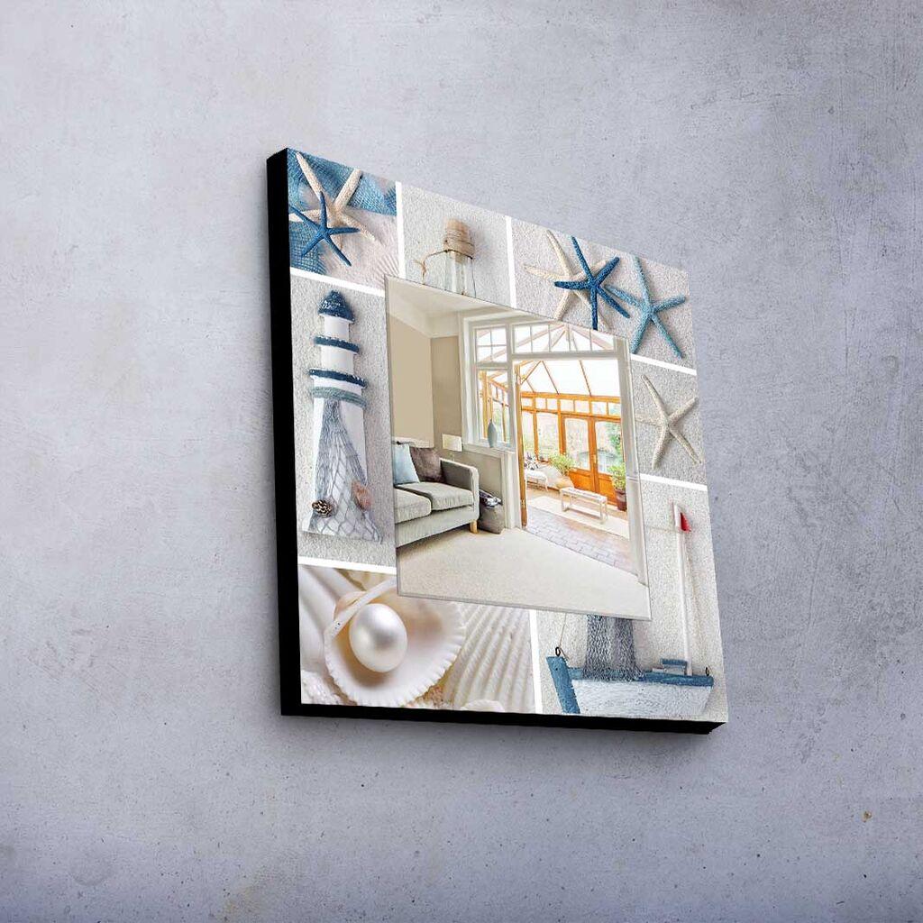 Огледало Wallity MA-033, 50x50 см, шарено