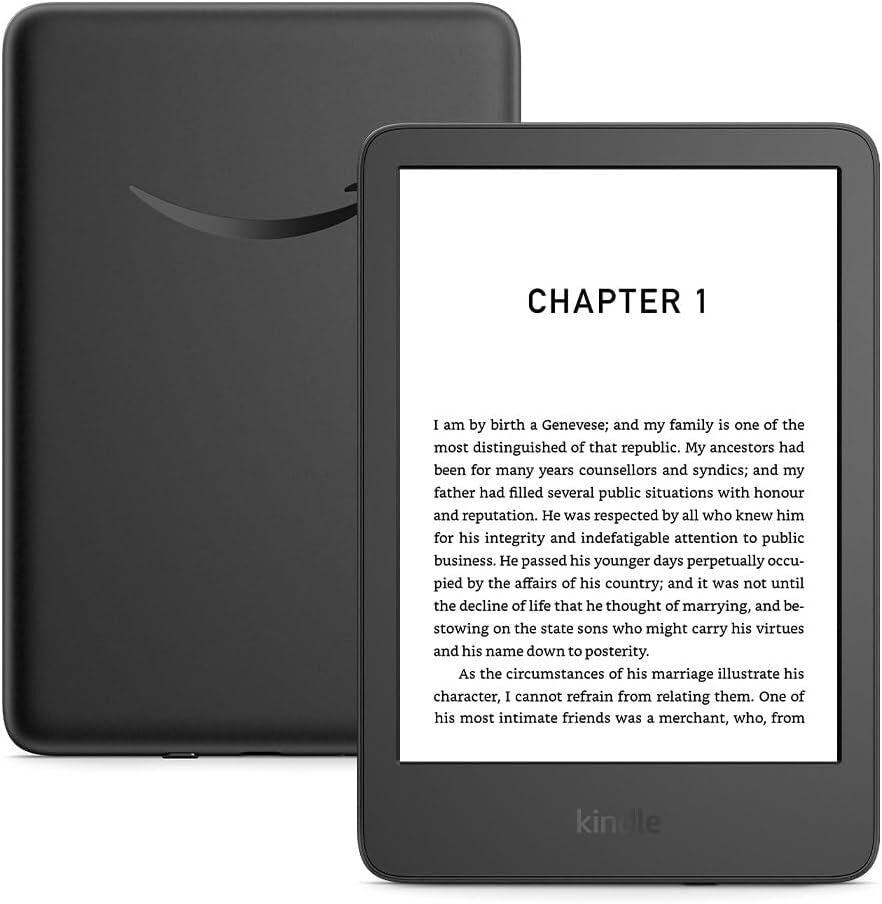 Amazon Kindle B0CP31T5M6 2024, без отсјај, 6", 300ppi, 16GB, BT, црна