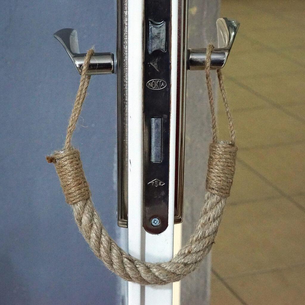 Држач за врата Aberto Design Boruraf253, 45 x 2 x 2 см, беж