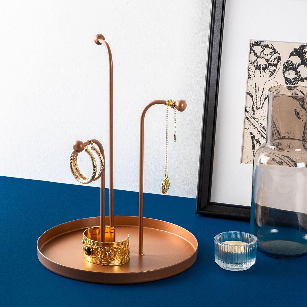 Поставка за накит Aberto Design 20,5 см, бронзена боја