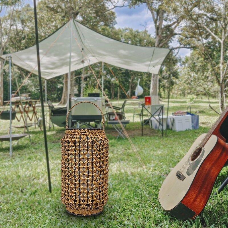 Подна ламба Opviq 4457-S07, 31 см, 74 см, IP65, 1x2 4W LED, даб