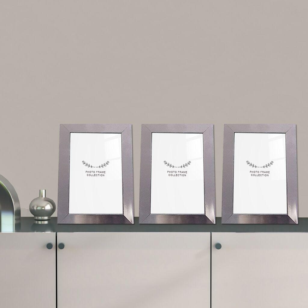 Комплет рамки за слики Aberto Design 3IGFC1027_1015, 10x15 см, 3 парчиња, сребрени