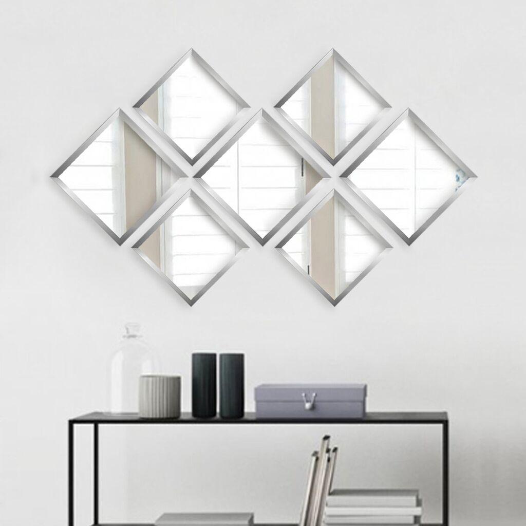 Комплет огледала за dzид SETAYNA_048, 24x24 см