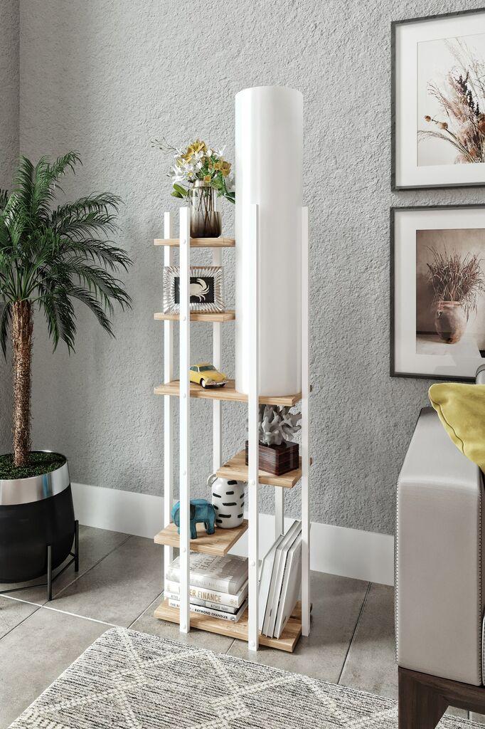 Подна ламба Opviq Vogue, 160 см, E27, бела