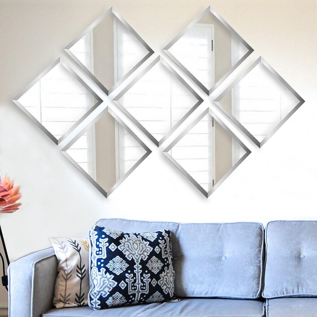 Комплет огледала за dzид SETAYNA_023, 24x24 см