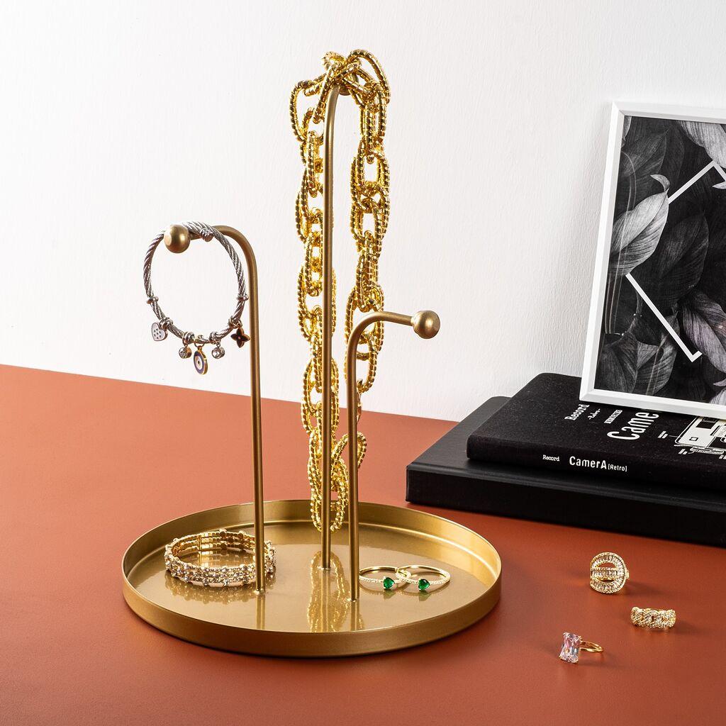 Поставка за накит Aberto Design 20,5 см, златна боја