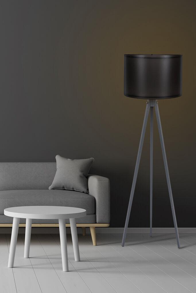 Подна ламба Opviq 112, 145 см, E27, црна