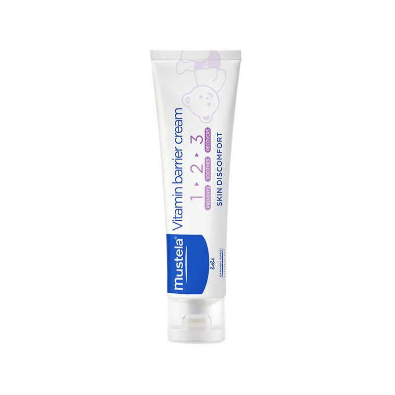 MUSTELA Заштитен витамински крем 1-2-3, сет 2 x 50 мл