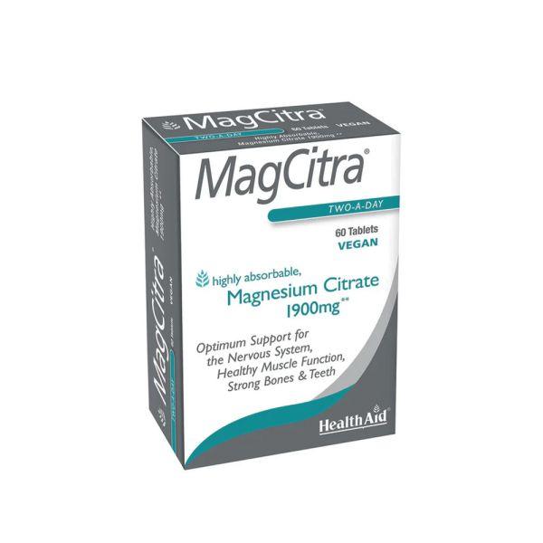 HEALTHAID Таблети Magcitra 1900 mg, сет 2 x 60 таблети