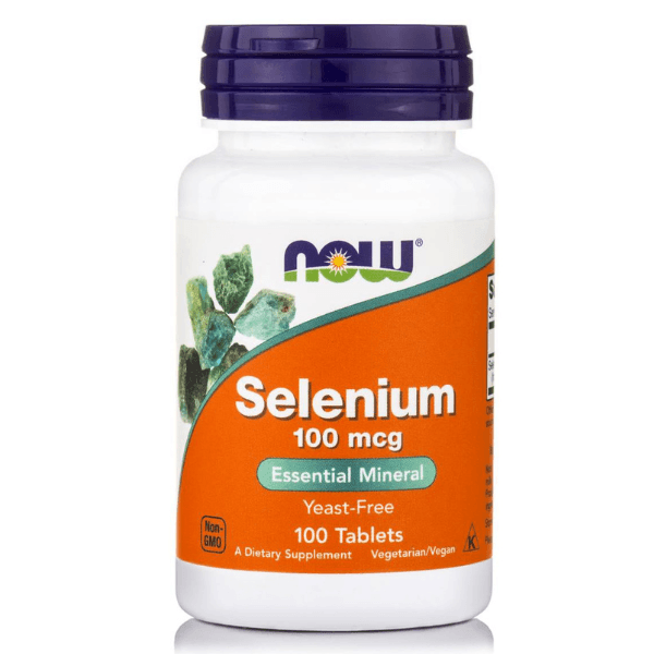 NOW FOODS Таблети Selenium 100 mcg, сет 2 x 100 таблети