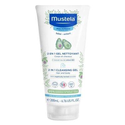 MUSTELA Шампон 2 во 1 за миење коса и тело, сет 2 x 200 мл