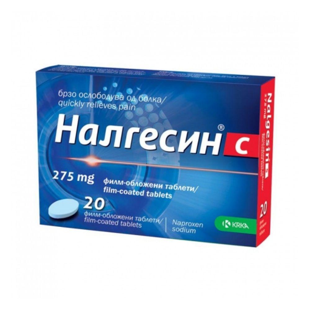 NALGESIN Таблети 20 x 275 mg, сет 2 x 20 таблети