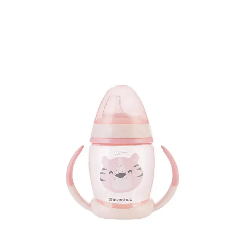 Kika Boo Шише Со Клунче Happy Face 200ml, Розево
