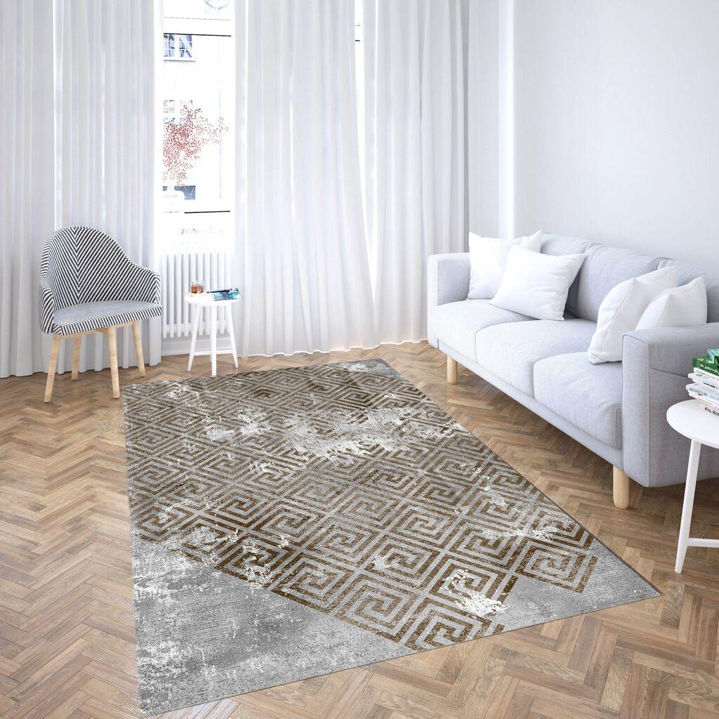 Conceptum Hypnose тепих CG_51, правоаголен, 100x140 cm, сиво-кафена