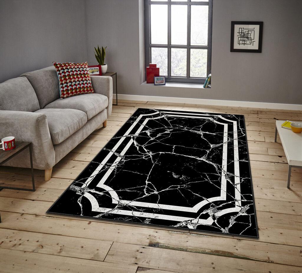 Conceptum Hypnose тепих Asr Crpt-141, правоаголен, 80x140 cm, црна