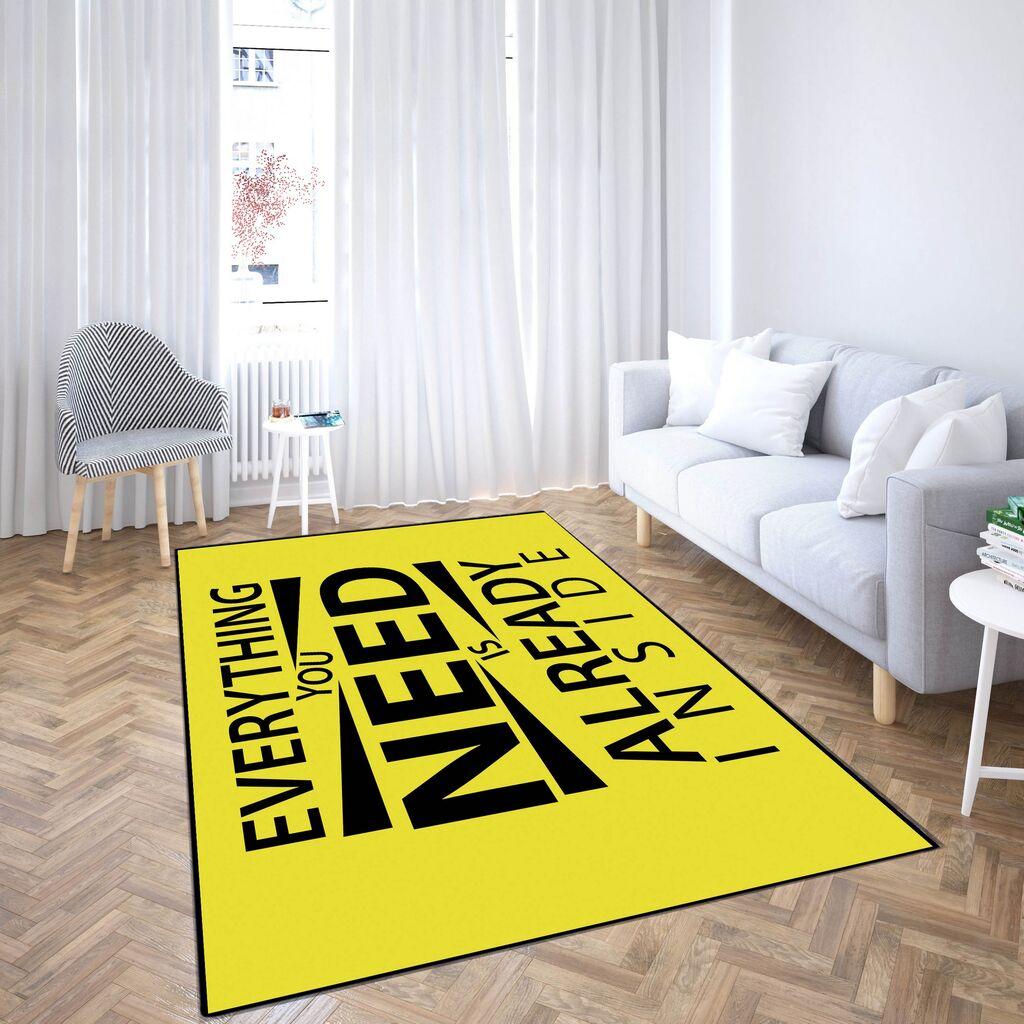 Conceptum Hypnose тепих CG_103, правоаголен, 100x180 cm, жолта