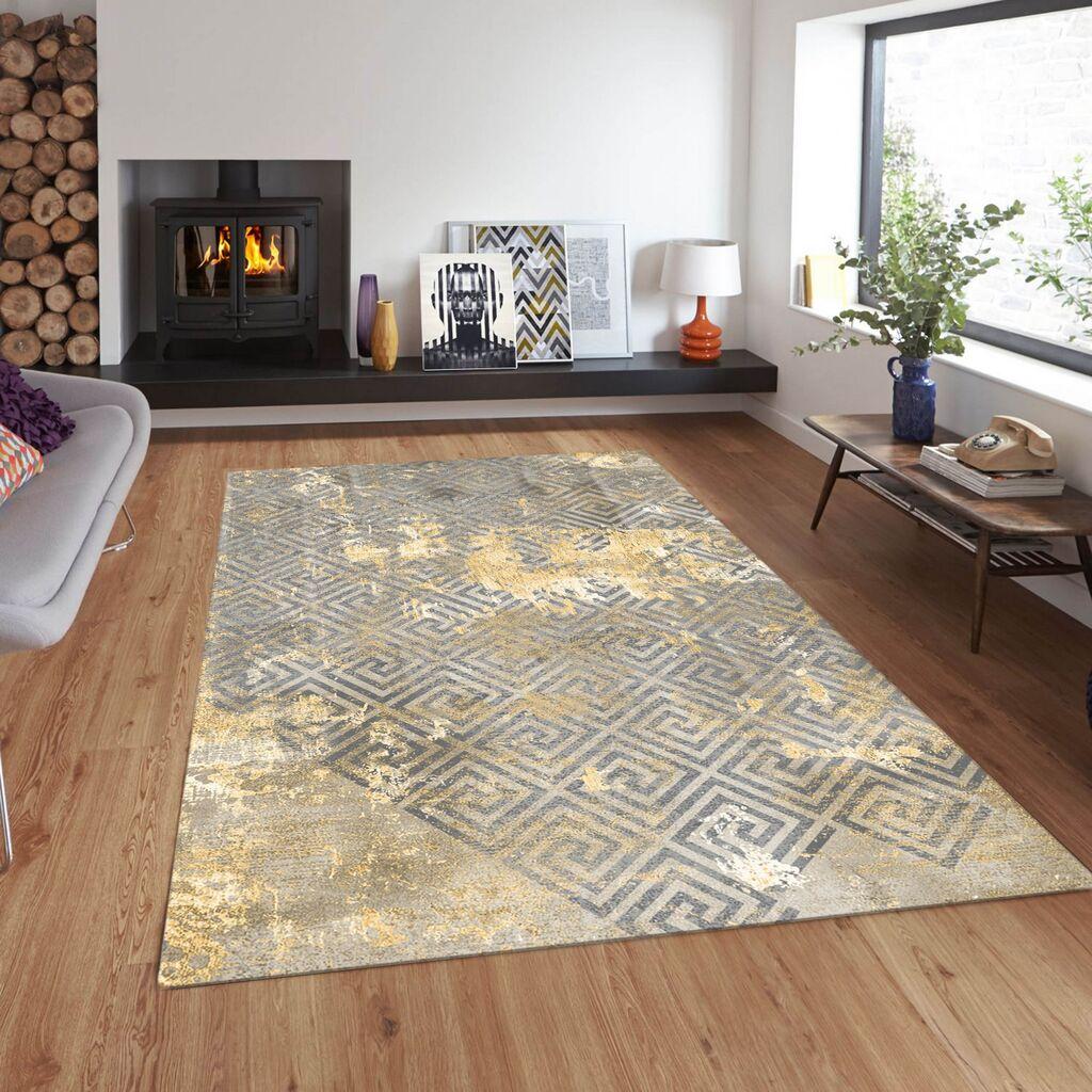 Conceptum Hypnose тепих Cg58, правоаголен, 80x140 cm, крем-сив