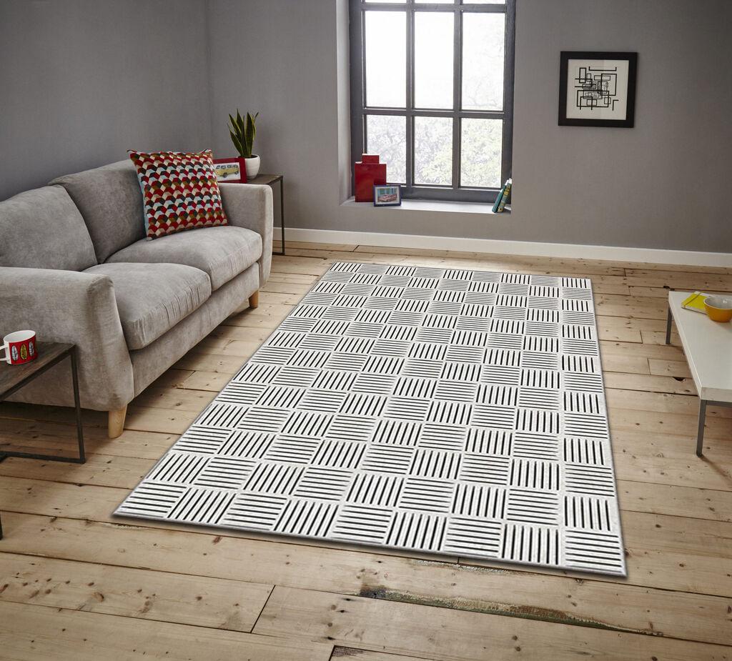 Conceptum Hypnose Carpet Asr Crpt-54, правоаголен, 80x140 cm, светло сива