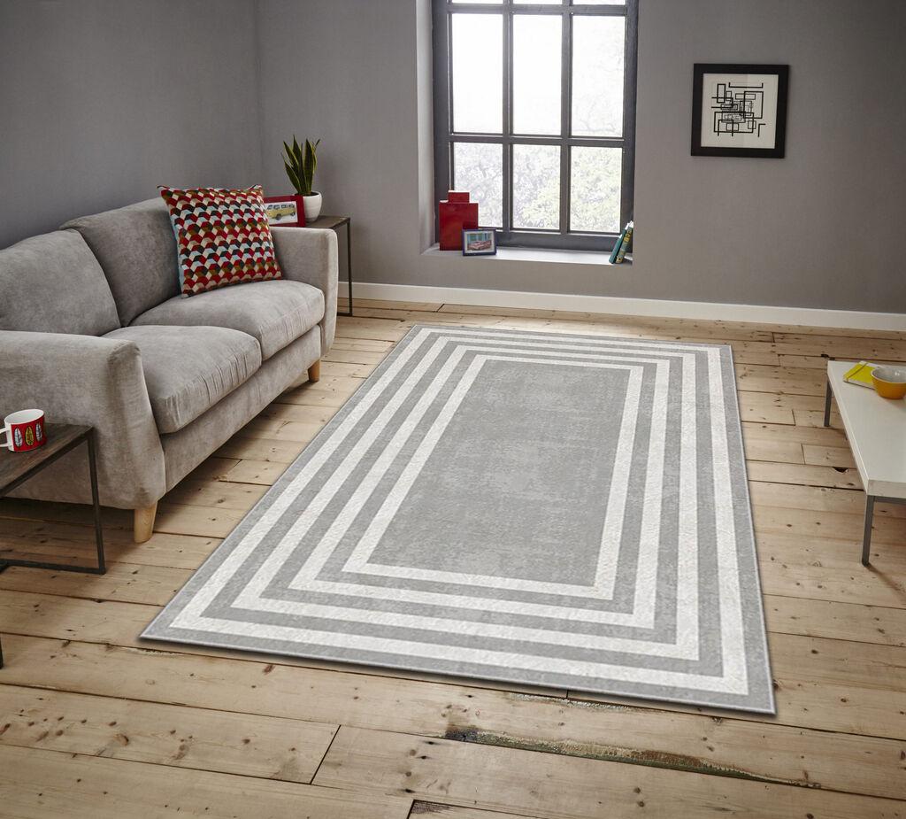 Conceptum Hypnose Carpet Asr Crpt-121, правоаголен, 100x140 cm, светло сива