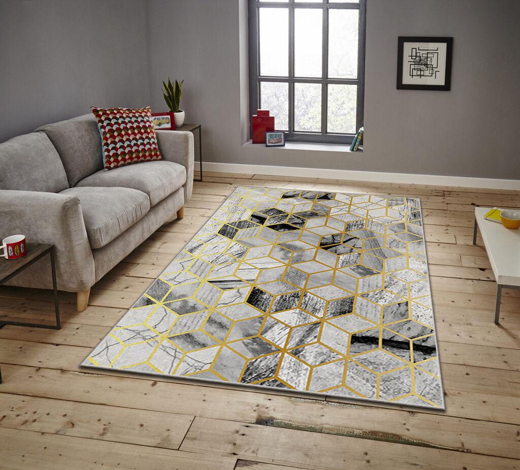 Conceptum Hypnose Carpet Asr Crpt-83, правоаголен, 100x180 cm, светло сива