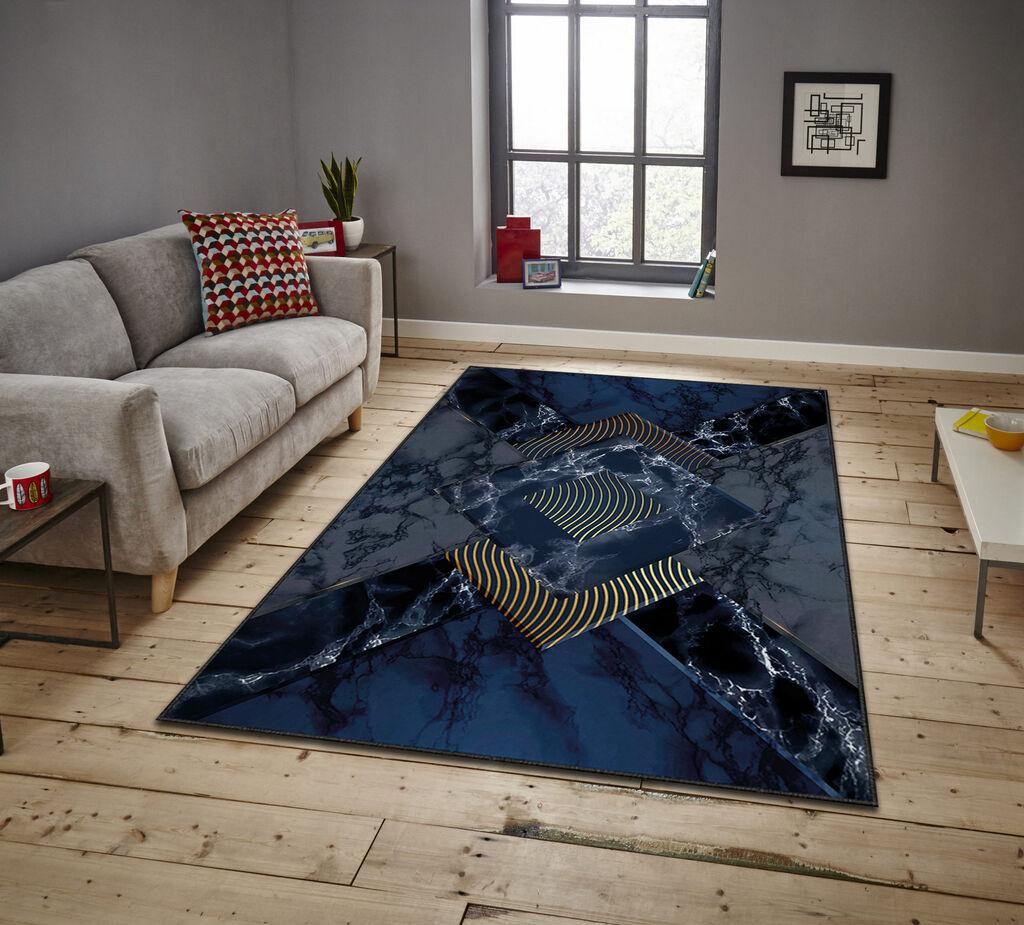 Conceptum Hypnose Carpet Asr Crpt-128, правоаголен, 80x140 cm, Teget
