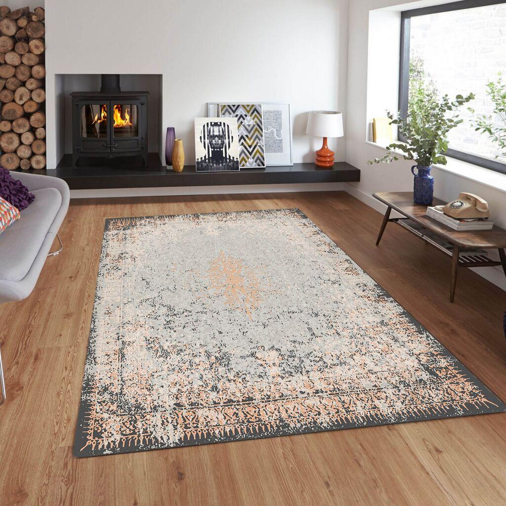 Conceptum Hypnose тепих Cg56, правоаголен, 80x140 cm, крем-сив