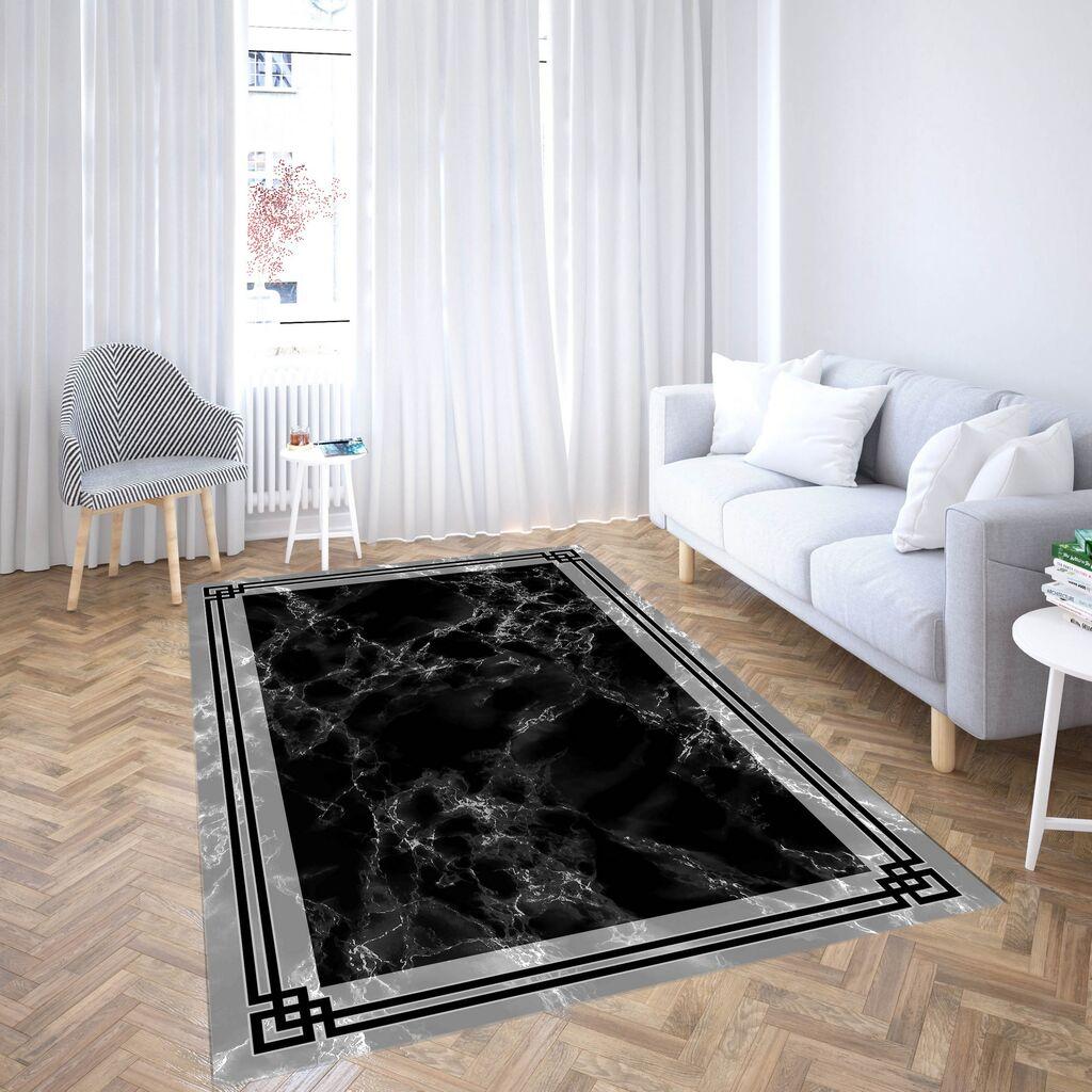 Conceptum Hypnose тепих CG_116, правоаголен, 80x140 cm, црно-сив
