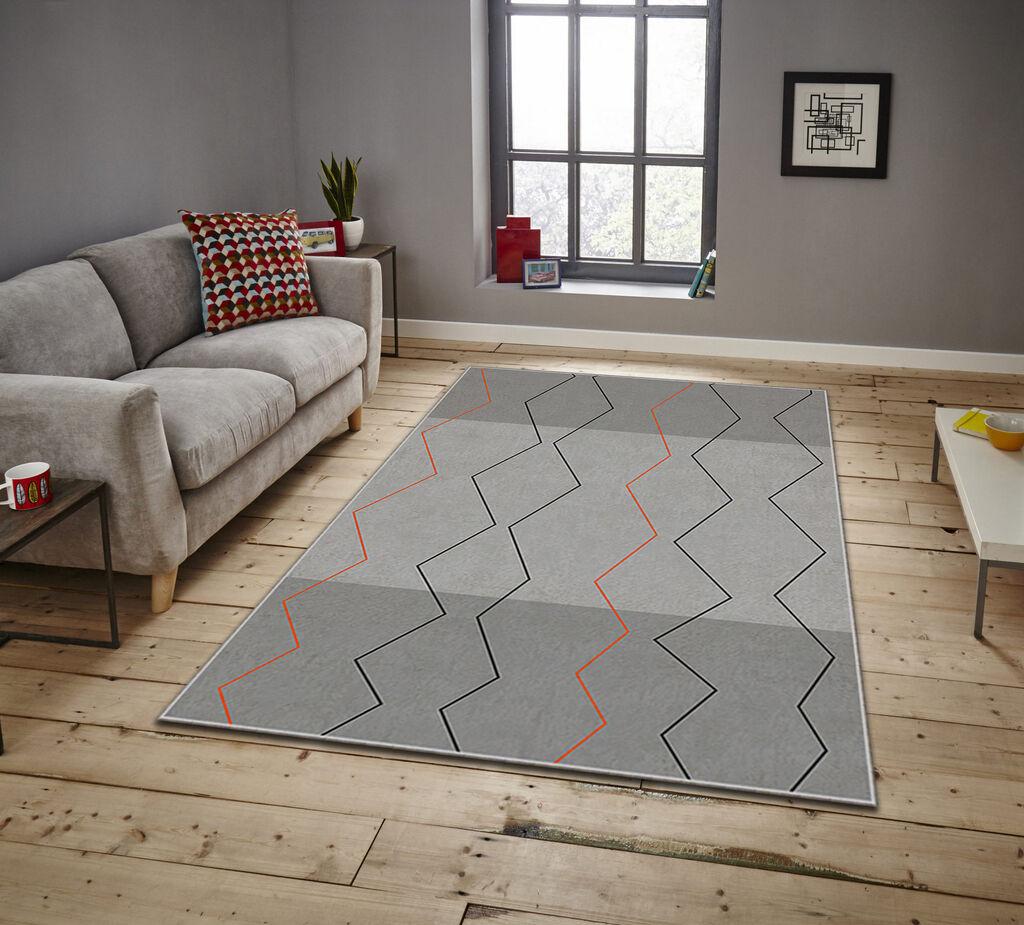 Conceptum Hypnose Carpet Asr Crpt-64, правоаголен, 140x220 cm, сив