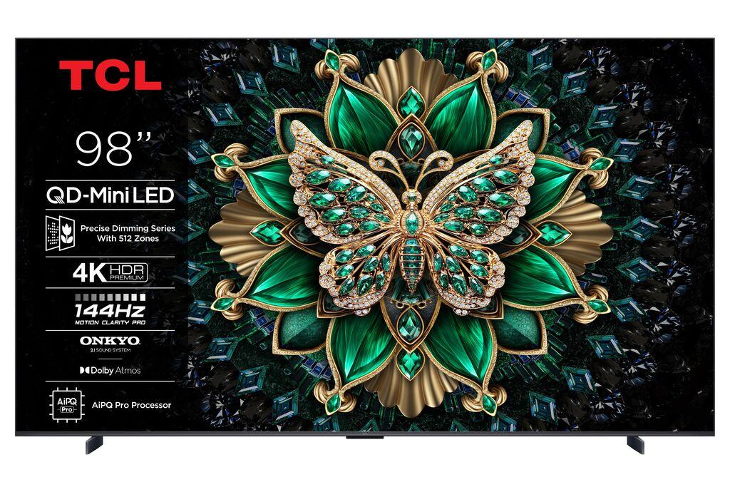 TCL  Smart Телевизор 98C6K QD-Mini LED 4K UHD