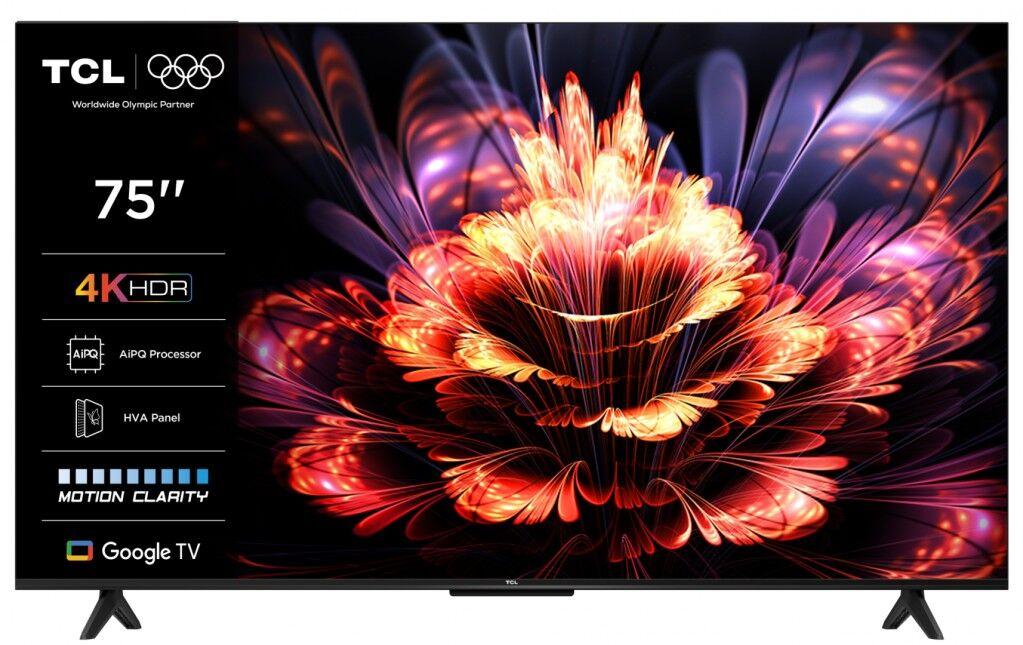 TCL Телевизор 75V6C LED TV 75" 4K UHD Smart Google TV со HDR10 и Dolby Digital Plus